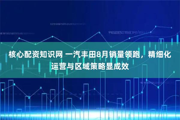 核心配资知识网 一汽丰田8月销量领跑，精细化运营与区域策略显成效