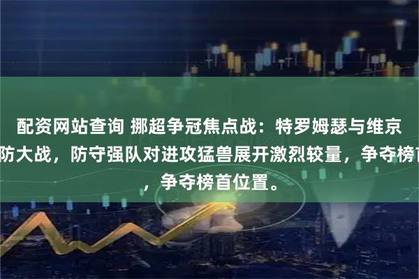 配资网站查询 挪超争冠焦点战：特罗姆瑟与维京上演攻防大战，防守强队对进攻猛兽展开激烈较量，争夺榜首位置。